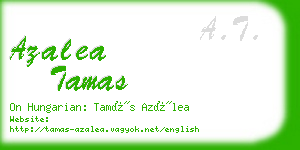 azalea tamas business card